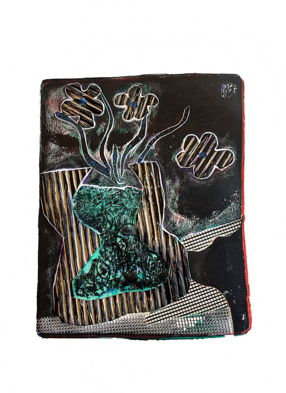 10 Shawn Dahlstrom, collagraph