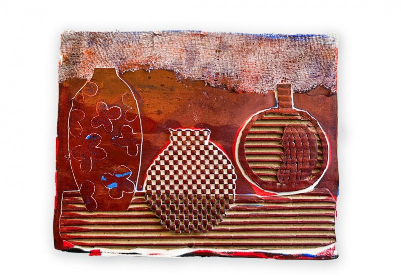 14 Barbara Braman, collagraph 