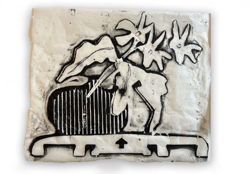 17 Emilie Marks, print on tengucho