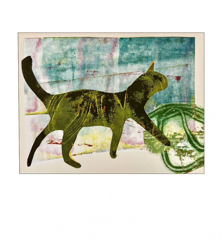 16  Emilie Marks, layered print with  collage