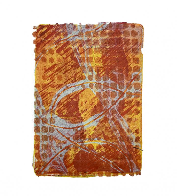 17 Audra Furgal, textured layered print