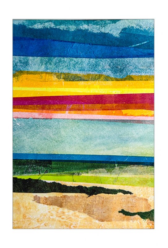 07 May, painted tissue landscape 