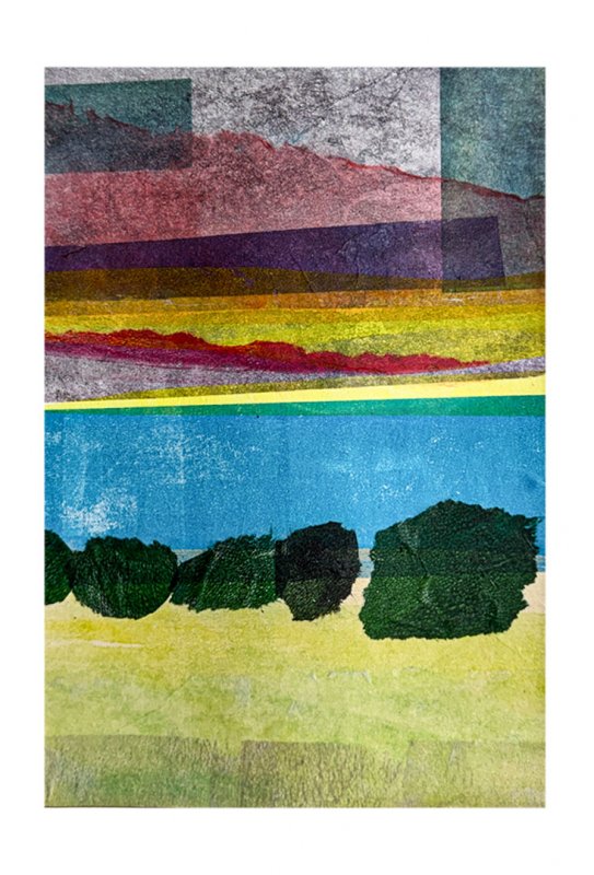 08 May, painted tissue landscape